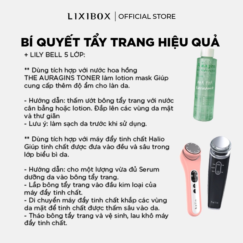 Bong Tẩy Trang 5 Lớp Suzuran Lily Bell Five Layer Cotton Pads 100 Miếng Dụng Cụ Lam đẹp Vitamindep Com