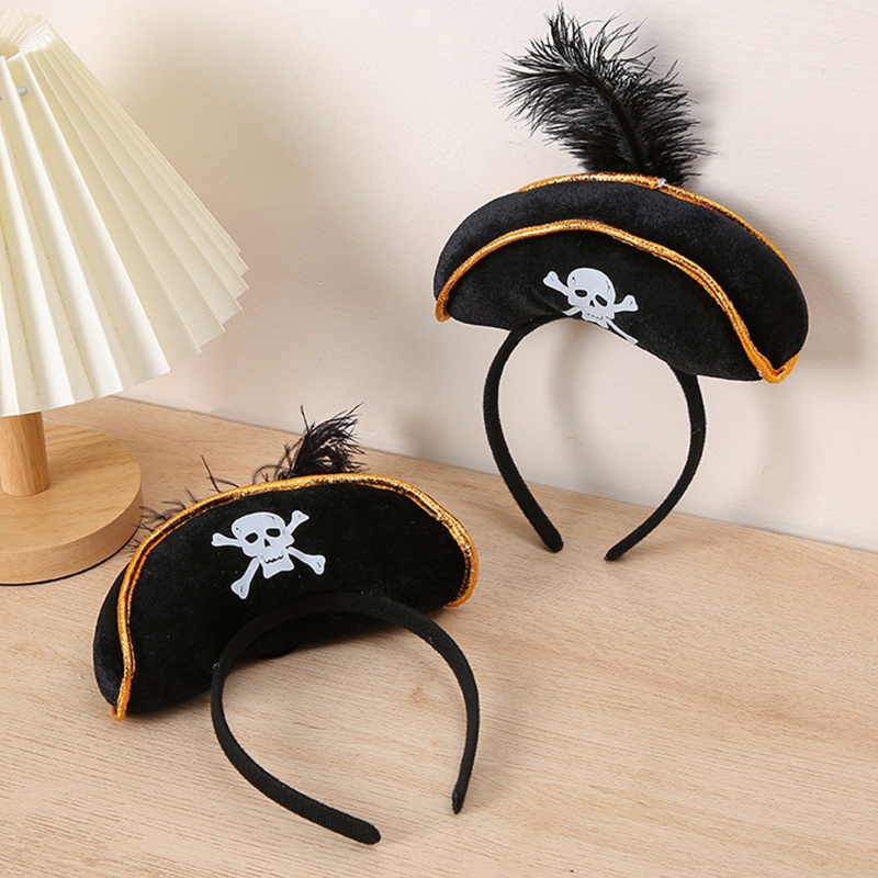 Whi Mũ Cướp Biển Hóa Trang Halloween