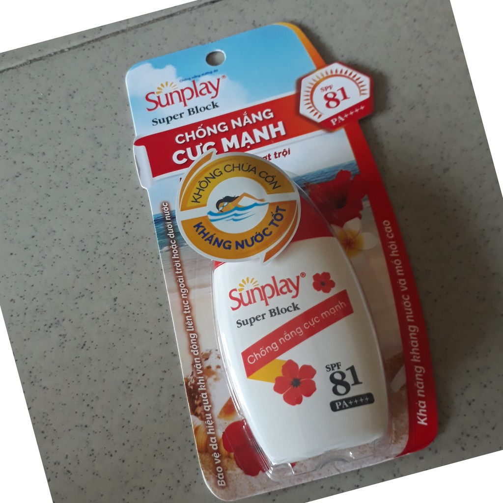 san pham chong nang cuc manh sunplay 81g.