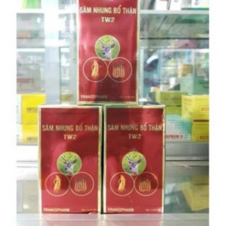 Sâm nhung bổ thận tw2 bổ thận tráng dương, tăng cường sinh lý nam giới hộp 3 viên