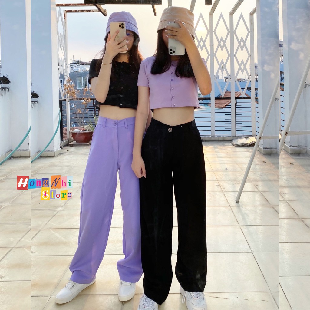 QUẦN CULOTTES DÀI ỐNG RỘNG LƯNG SIÊU CAO FORM RỘNG 60KG VẢI CAO CẤP DÀI 98CM - MM
