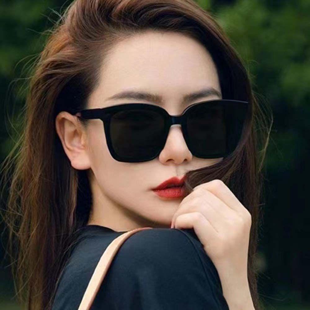 Kính Mát Gọng Vuông Chống Tia UV Phong Cách Hàn Quốc Sang Trọng Dành Cho Nữ