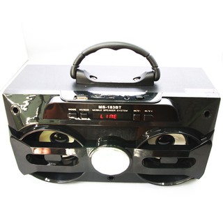 Loa gỗ Bluetooth xách tay MS-183BT ( Màu Đen )