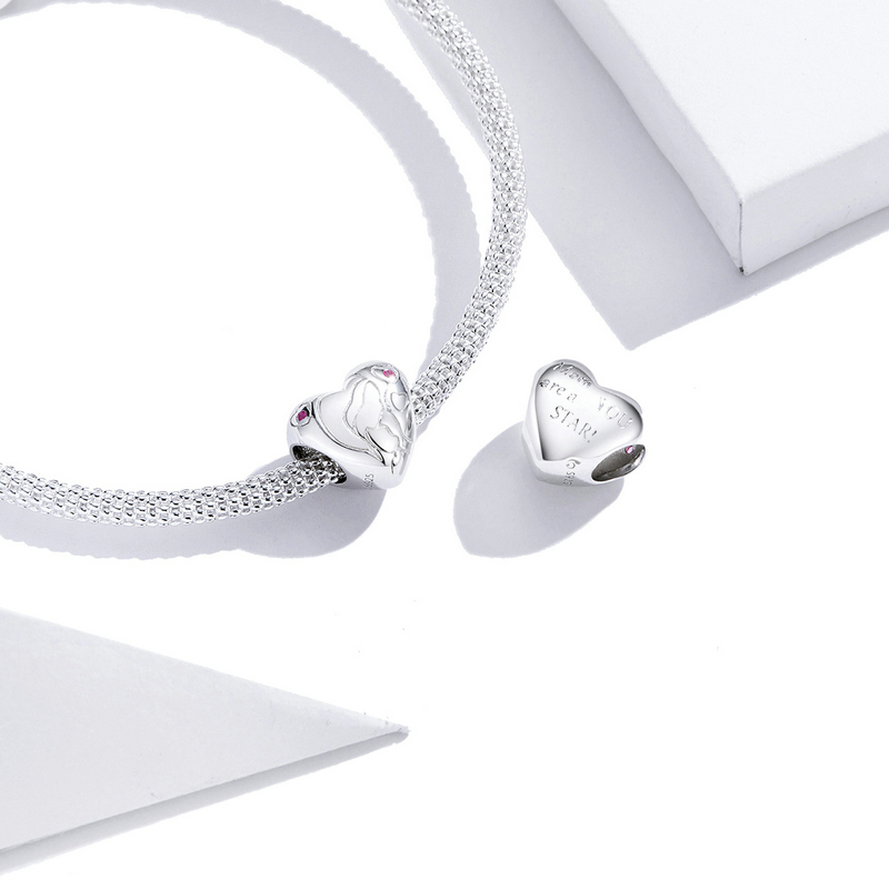 Hạt Charm Bamoer SCC634 Bằng Bạc 925 Nguyên Chất Phù Hợp Với Vòng Tay Làm Cho Quà Tặng Ngày Của Mẹ