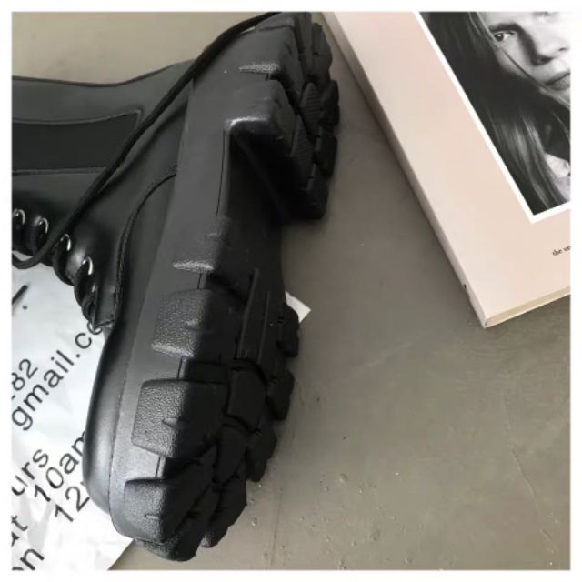 (HÀNG CÓ SẴN - ẢNH THẬT FEEDBACK) Bốt nữ ulzzang A1 đế cao 5cm | BigBuy360 - bigbuy360.vn