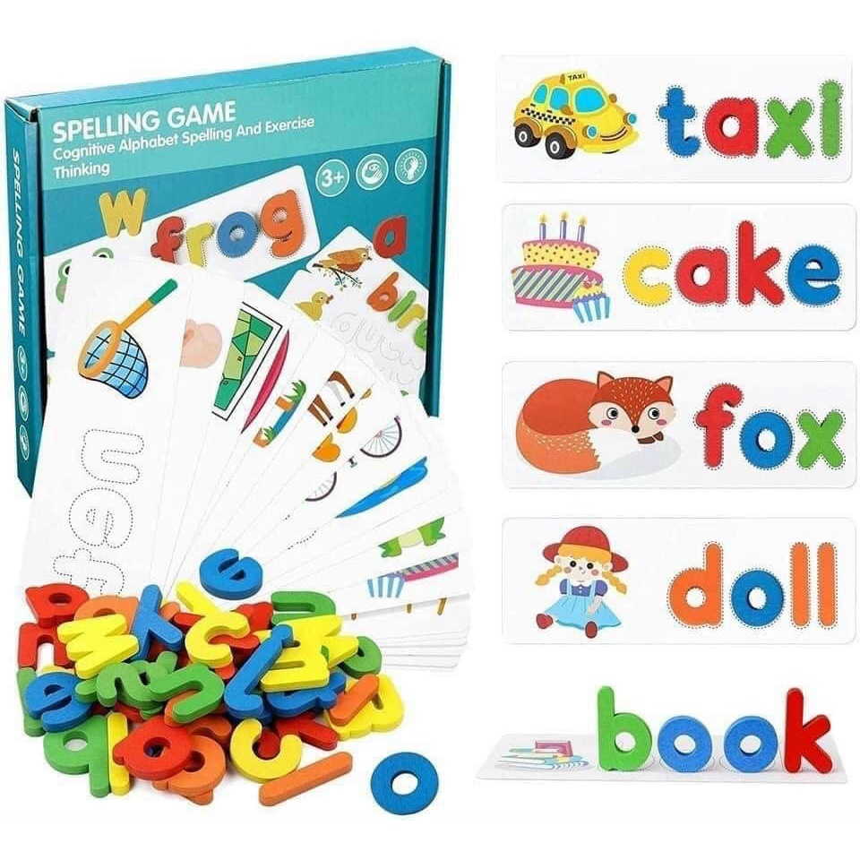 Spelling Game - Đồ Chơi Ghép Chữ Đánh Vần - Bộ Ghép Vần Tiếng Anh Cho Bé