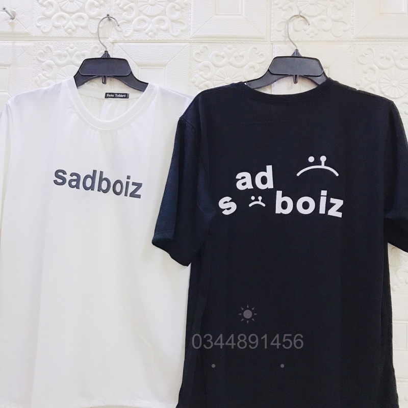 Áo thun tay lỡ form rộng sad boiz giá rẻ | BigBuy360 - bigbuy360.vn