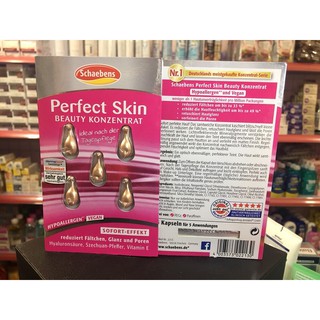 Viên Nang Dưỡng Da Schaebens Perfect Skin Beauty Konzentrat (5 Viên) - Hàng Nội Địa Đức