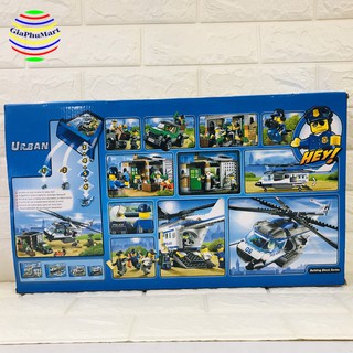 Đồ Chơi Lắp Ráp Cho Bé - Máy Bay Cảnh Sát