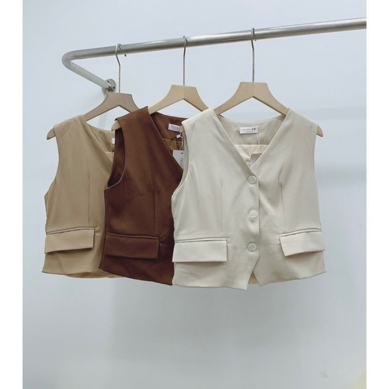 Áo Vest gile nữ 2 lớp hàng đẹp