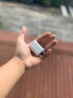 Bộ sạc dẹt chân tròn bóc máy Iphone X