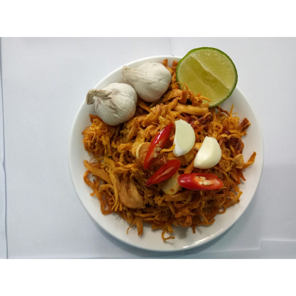 500G KHÔ GÀ XÉ TỎI ỚT CÓ GIẤY CHỨNG NHẬN VSATTP