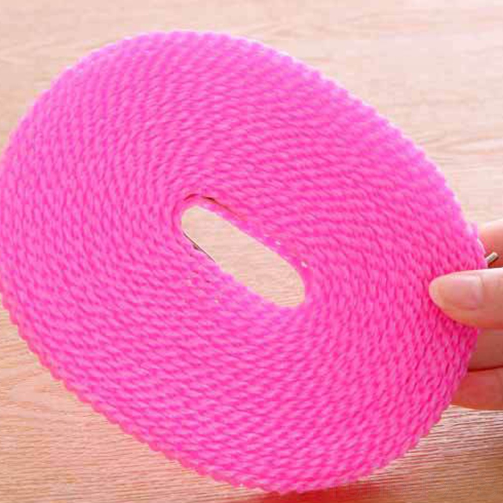 Màu Sắc Dây Phơi Quần Áo Bằng Nylon Dài 3 / 5m Chống Trượt Runbu998