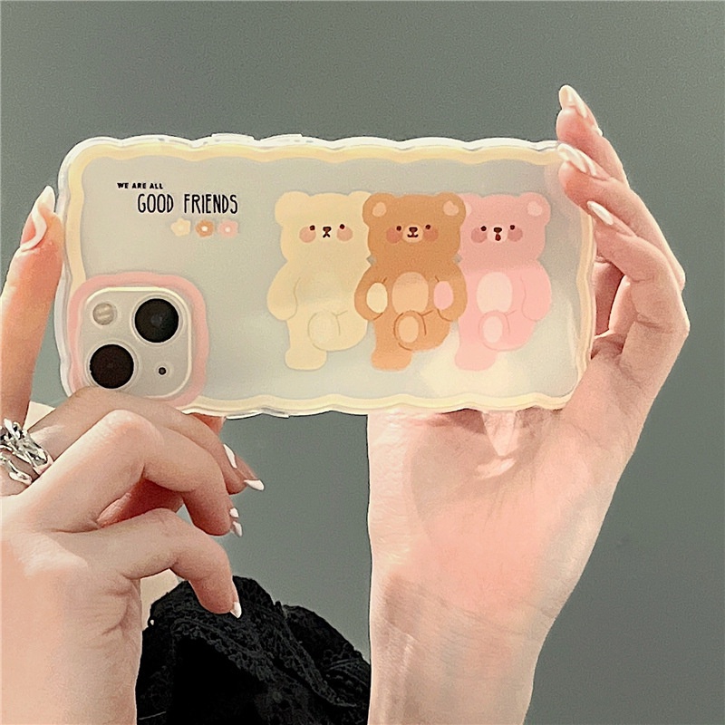 Ốp lưng iphone Ốp Điện Thoại Họa Tiết Gấu Hoạt Hình Cho Iphone 13Promax 12Pro / 14promax / 7 / 8 / 7PLUS11 / 12 / PLUS / PRO / MAX / MINI / 14-14 Dinuo case
