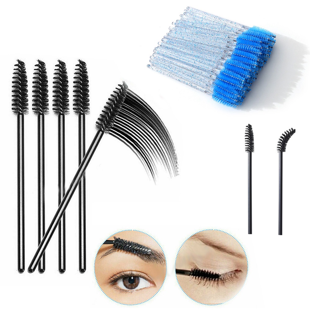 Set 50 Cọ Chải Lông Mi/Lông Mày Dùng Một Lần Tiện Dụng