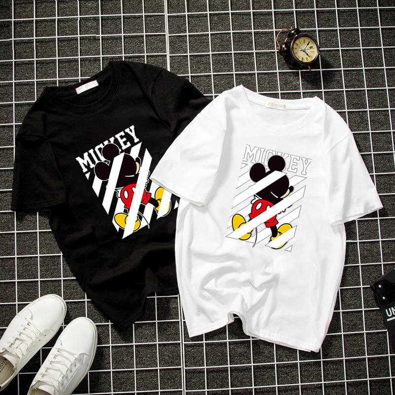 Áo thun nam nữ chuột dễ thương form rộng vải dày mịn 2020T2838