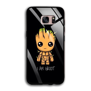 [FREESHIP ĐƠN 50K] Ốp lưng kính cường lực cho Samsung Galaxy S7 Edge - 03020 7804 GROOT01