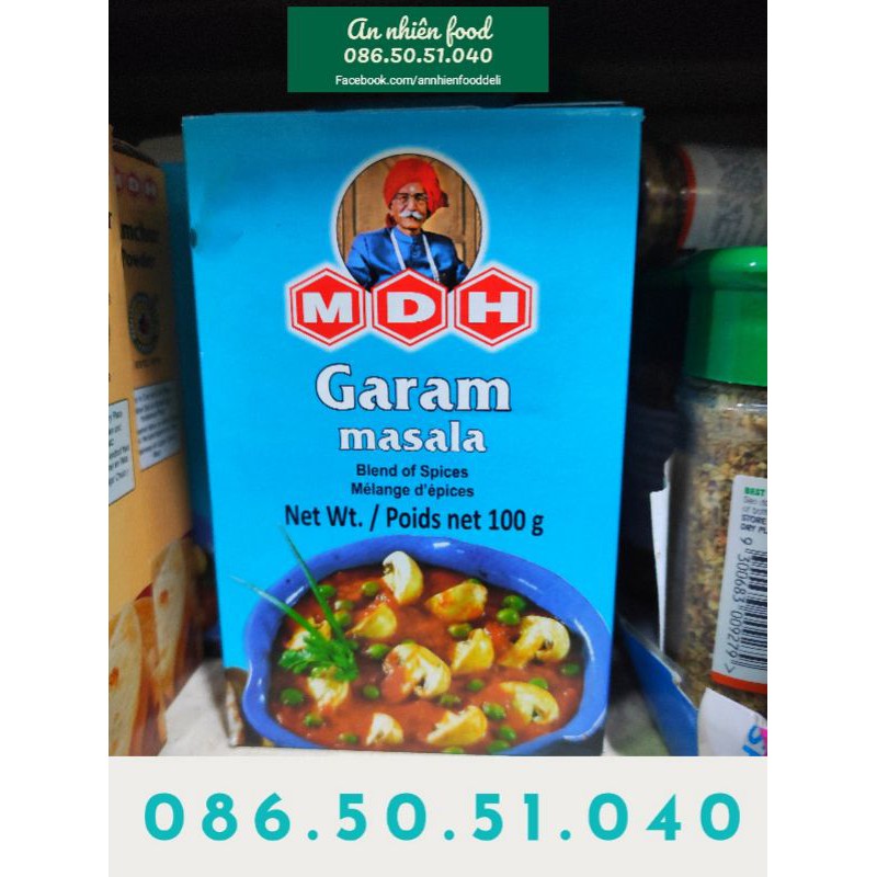 Bột Gia Vị Tổng Hợp Garam Masala MDH Ấn Độ 100Gram