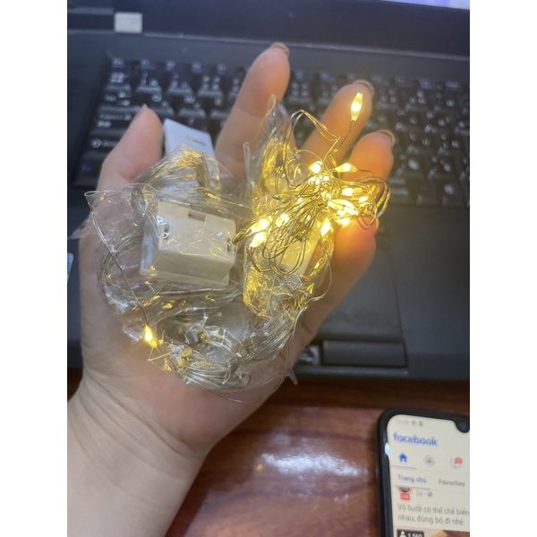 Đèn led trang trí 2m vàng ấm sỉ 8k