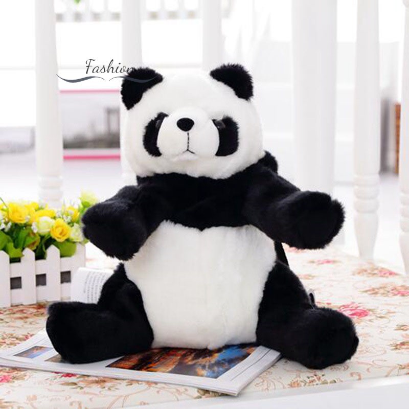 VN (Hàng Mới Về) Balo Đeo Vai Hình Gấu Trúc Nhồi Bông Dcdw 35x22cm