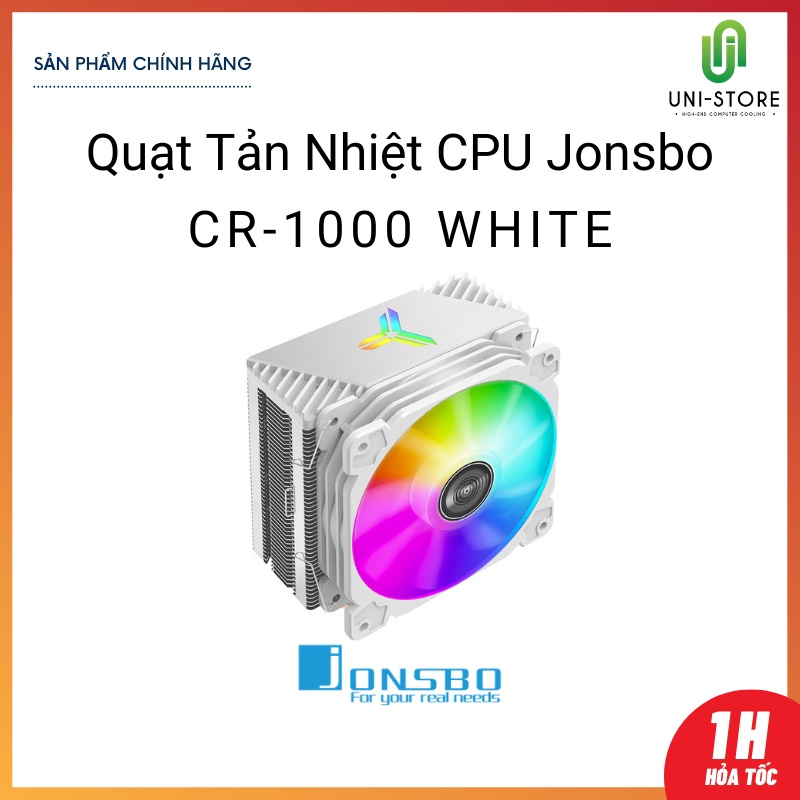 Quạt Tản Nhệt Cpu CR-1000 | CR-1000 Trắng