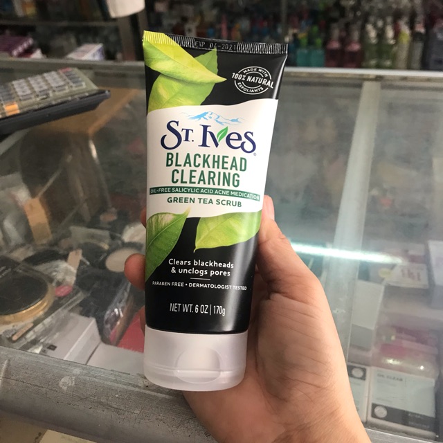 Sữa Rửa Mặt Sạch Mụn Đầu Đen St.Ives Trà Xanh (170g)