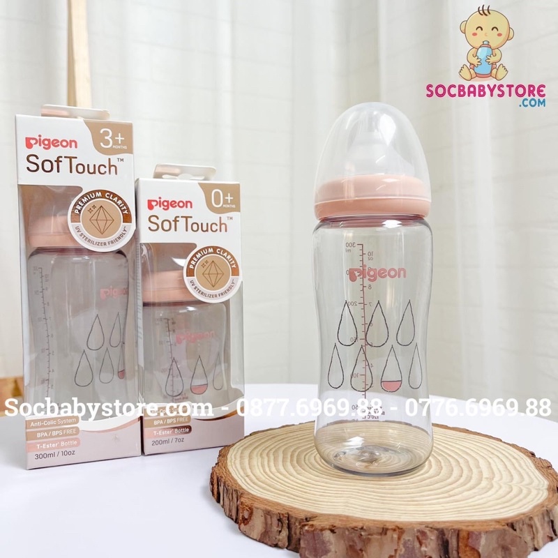 Bình Sữa T-Ester Plus Pigeon 200ml / 300ml
