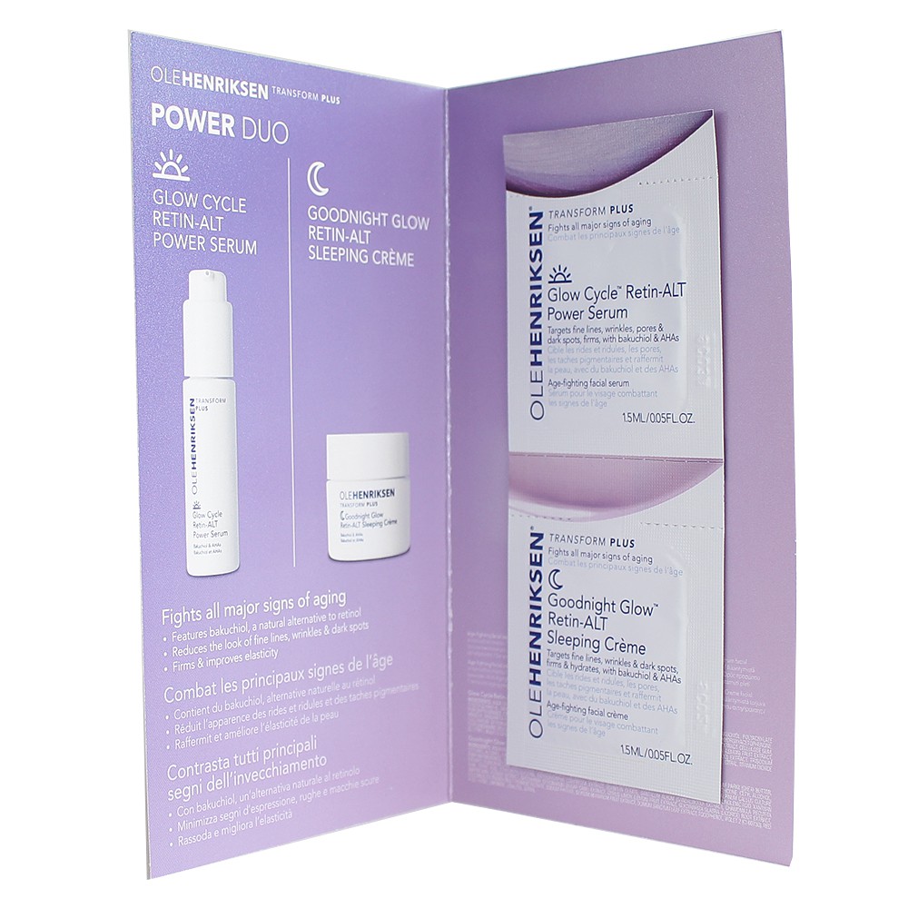 Mẫu thử tinh chất dưỡng da và mặt nạ ngủ đêm Ole Henriksen Retin-Alt Power Serum