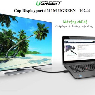 Cáp displayport dài 1m chính hãng ugreen 10244