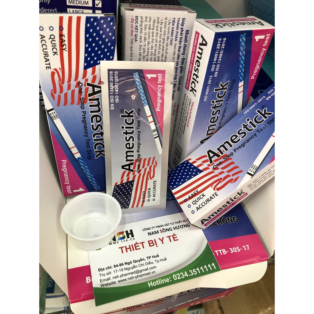 [DATE 11/2021] combo 12 BỘ QUE THỬ THAI TEST THỬ THAI NHANH DỤNG CỤ PHÁT HIỆN THỬ THAI SỚM AMESTICK QUE THỬ THAI TẠI NHÀ