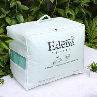 Topper edena - tấm lót nệm màu xanh