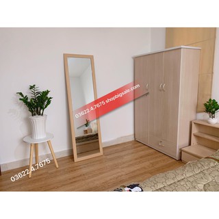 Gương soi toàn thân vân gỗ