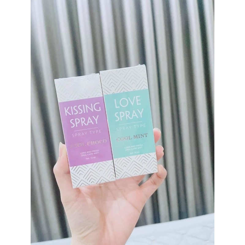 Xịt thơm miệng hương bạc hà love spray