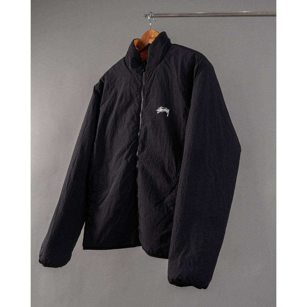 Áo khoác lông cừu 2 mặt Stussy họa tiết 8Ball Sherpa