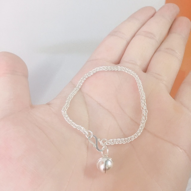 Lắc tay xà tích cho bé yêu mix chuông chuẩn bạc ta