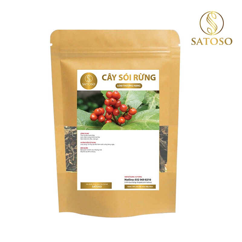 Cây sói rừng khô thượng hạng SATOSO 1kg giải nhiệt mát gan SA25