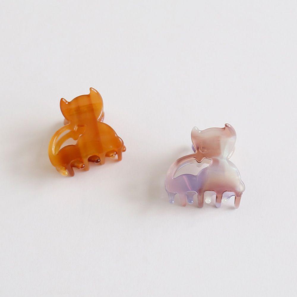 NICKOLAS Kẹp Tóc Càng Cua Mini Nhiều Màu Sắc Ngọt Ngào Phong Cách Hàn Quốc Thời Trang Cho Nữ