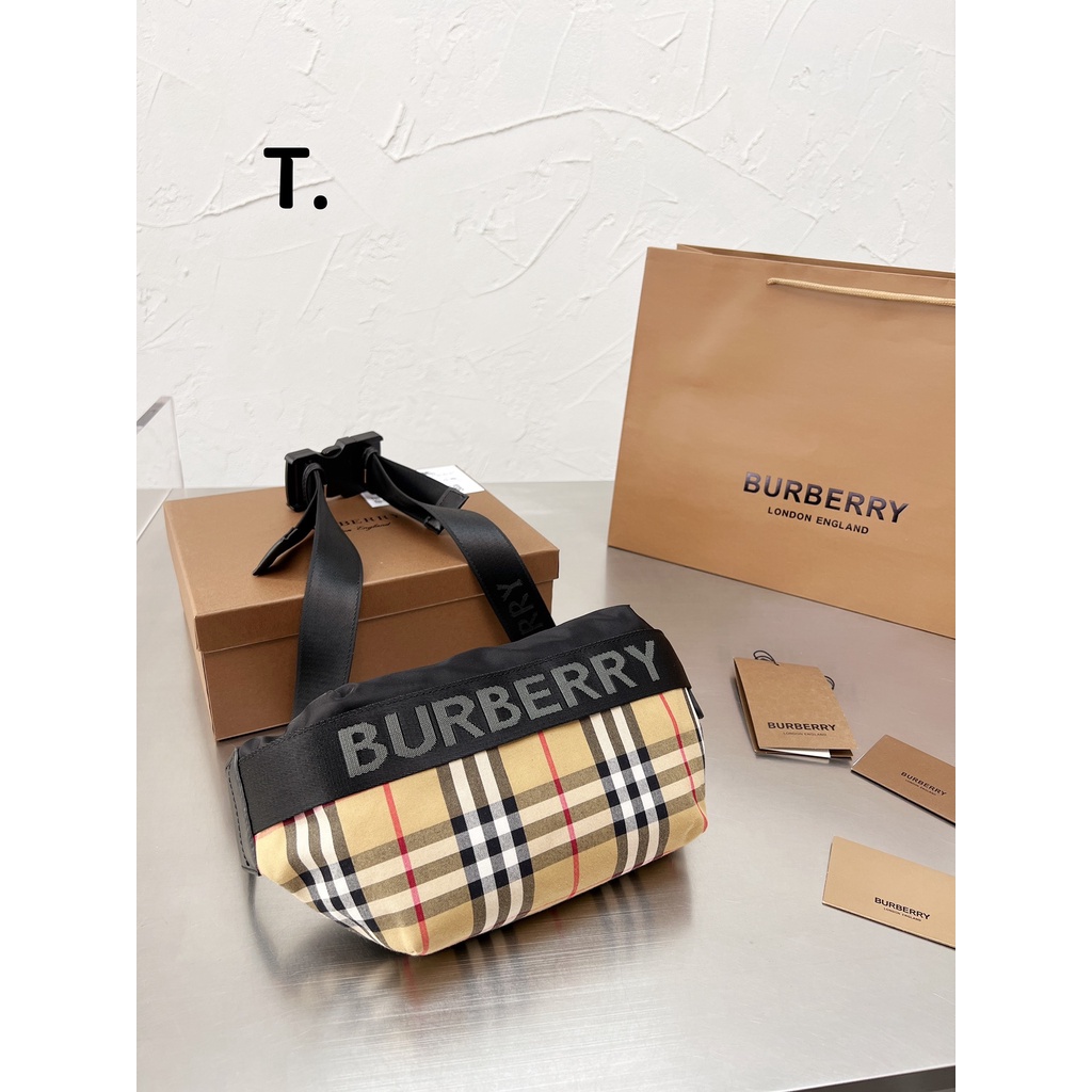 Túi Đeo Chéo Burberry Phong Cách Thể Thao Sang Trọng Thời Trang Cho Nam Nữ