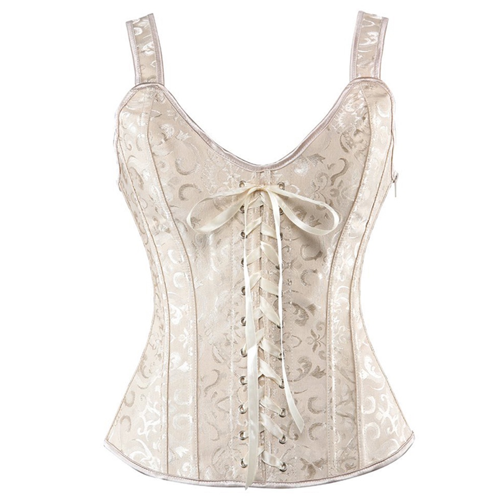 Áo corset lưng dây đan chép gợi cảm