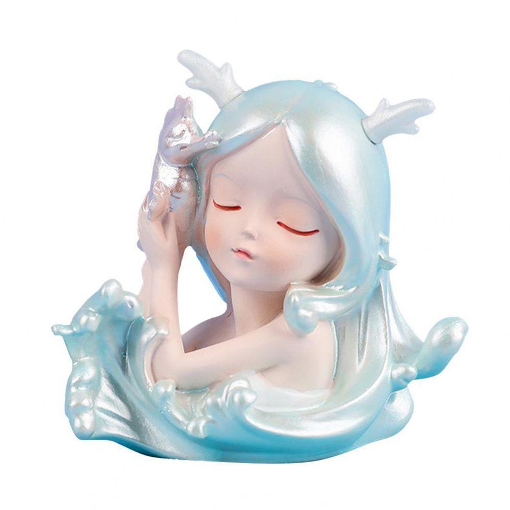 Đồ trang trí Cô Gái Đại Dương Chất Liệu Resin Để Bàn Trang Trí