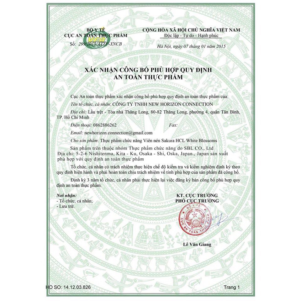 Viên giảm nám chuyên sâu Sakura HCL White Blossom EX | BigBuy360 - bigbuy360.vn