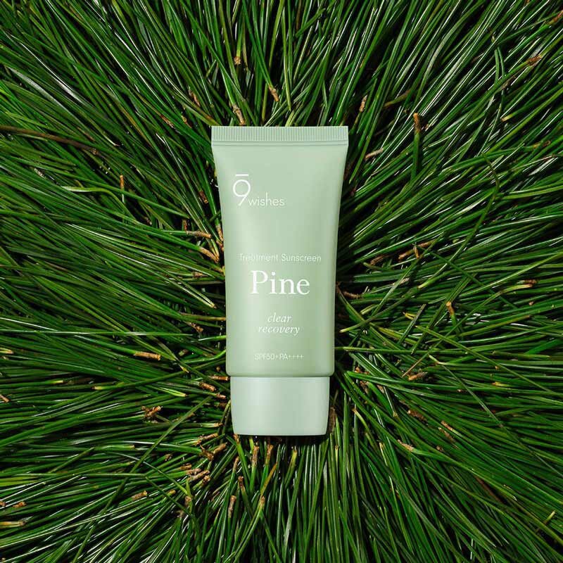 Kem Chống Nắng 9Wishes Cấp Ẩm, Hỗ Trợ Phục Hồi Da Pine Treatment Sunscreen SPF50+ PA++++ 50ml