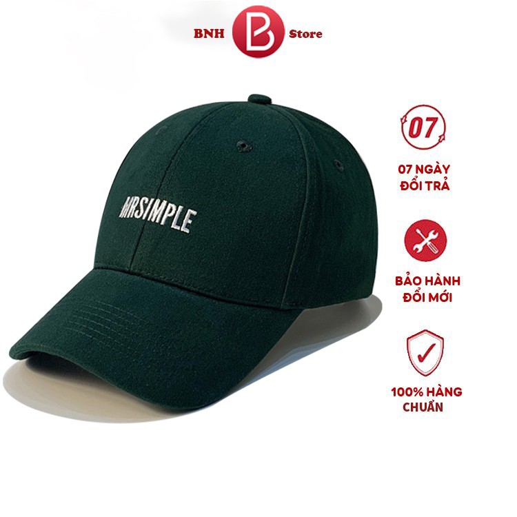 Nón kết xanh MrSimple cao cấp, Nón kết xanh xuất khẩu ôm đầu siêu cá tính.