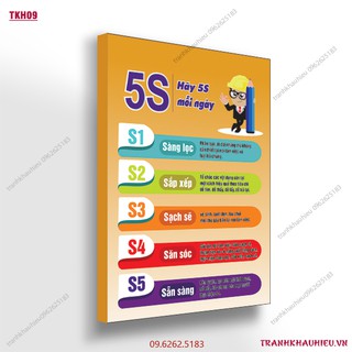 Tranh khẩu hiệu '' 5s ''