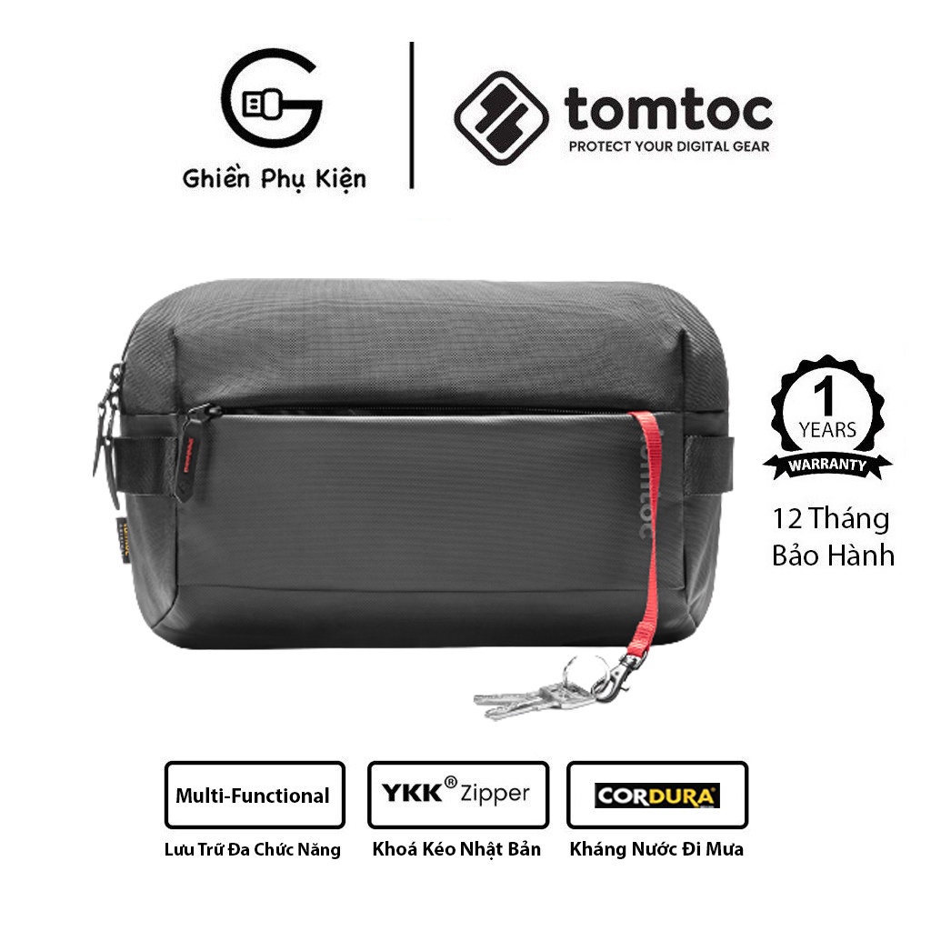 Túi Đeo Chéo Tomtoc USA Urban Codura Sling Bag Travel &amp; Work 11inch - Hàng Chính Hãng