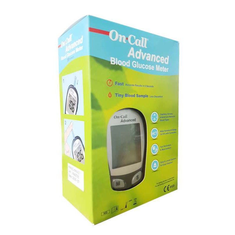 Que đường huyết ACON On Call Advanced hộp 25
