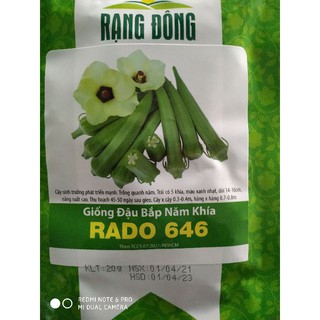 Hạt giống Đậu bắp 5 khía 20gr❤️FREESHIP XTRA❤️