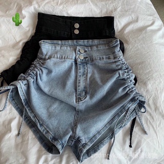 Quần short đùi jean dây rút hai bên 💜💜💜💜p