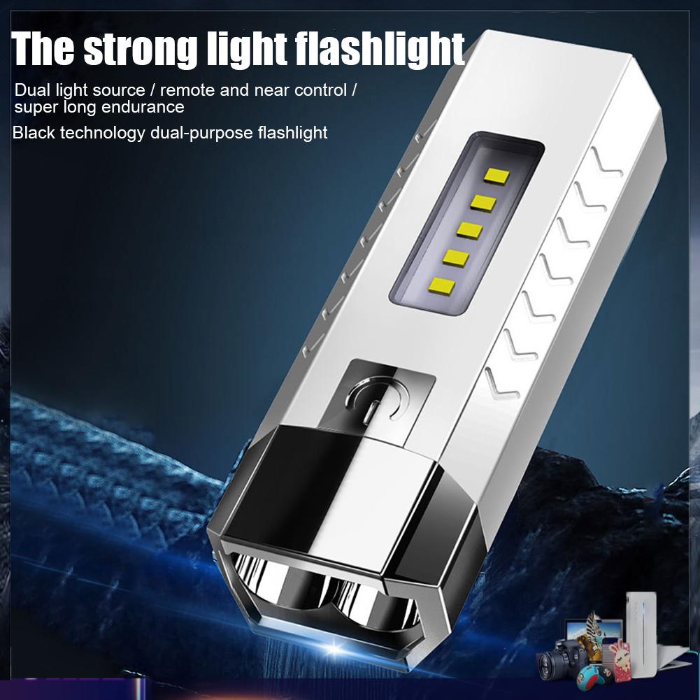 Đèn Pin LED 1200mAh COB Chống Nước 500lm