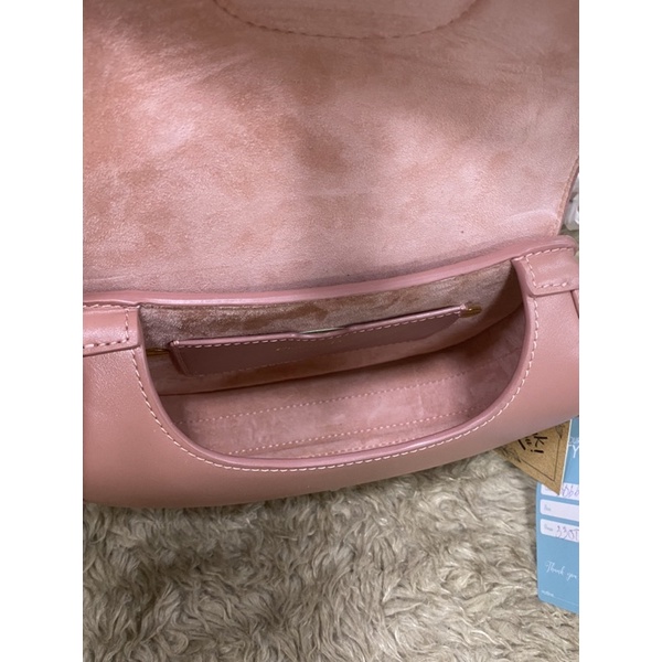 Túi xách màu hồng size 17